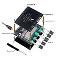 thumbnail image 4 of Placa Amplificadora de Potencia Bluetooth 5.3 con Subwoofer de 2 X 60 W + 150 W, Tarjeta de Sonido USB, Ecualizador de Audio de 2.1 Canales, Módulo Amplificador Clase D B, 4 of 5