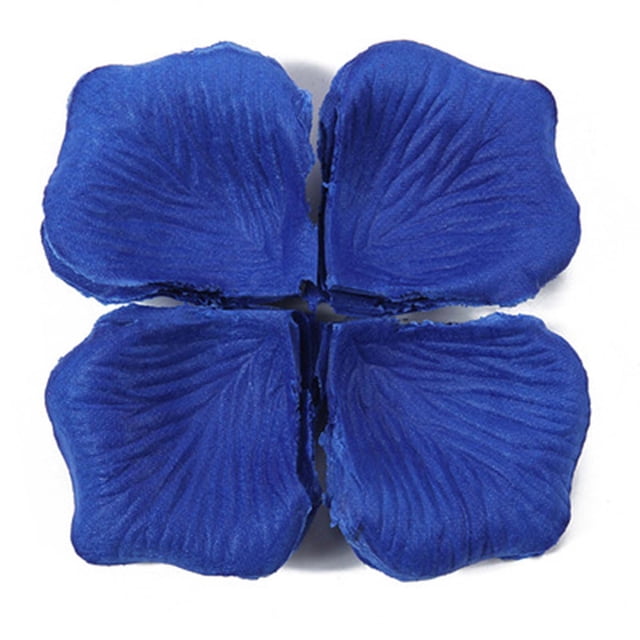 (No. 22 azul oscuro) 1500 piezas de pétalos de rosa simulados pétalos de boda