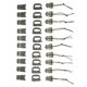 thumbnail image 4 of Juego De Correas Con Clip Para Mochila, Amplia Aplicabilidad, Mochila Ligera, Chaleco, Kit De Cinturón, Mano De Obra Fina Para Acampar, 4 of 7