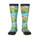 thumbnail image 1 of Fotbe Farm Animals Calcetas Divertidas Estampadas para Hombre y Mujer, Calcetas de Algodón hasta la Rodilla para Caminar, Correr, Enfermería y Embarazo, 1 of 6
