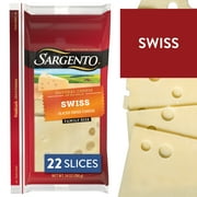 Sargento Sliced Swiss Natural Cheese, 22 slices