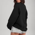 thumbnail image 3 of Gibobby Sudadera de Navidad para mujer Sudadera con capucha de manga larga con estampado de oro de imitación para mujer(Negro,CH), 3 of 4