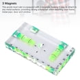 3.7 Inch Mini Magnetic Acrylic Level Ruler with Embedded Green Bubble ...