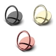 thumbnail image 1 of 3 piezas de soporte de anillo para teléfono móvil, soporte de anillo ultrafino para teléfono móvil con rotación de 360 °, soporte para dedo para teléfono móvil con operación con una mano, 1 of 6