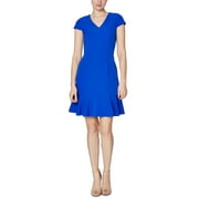 Betsey Johnson Women's Ruffle Hem Dress Blue Size 12