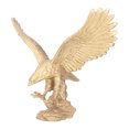 thumbnail image 1 of Estatua majestuosa de águila, escultura de águila alta, estatua de águila sobre rocas, adorno de resina para mueble de TV, mueble de vino, decoración de oficina, grande, 1 of 15