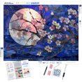 thumbnail image 1 of Scène de Nuit avec Fleurs de Cerisier, 1 of 10