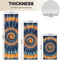 thumbnail image 4 of Orange Blue Tie Dye Mandala Pattern Kitchen Rugs Sets Of 3,Kitchen Runner Rugs Non Skid Washable,Decorative Kitchen Floor Mats for Kitchen,Sink,Laundry,17"x30"+ 17"x47" + 17"x59", 4 of 6
