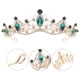 thumbnail image 3 of Tiara de boda Crown Bridal Tossress Diebre diadema diadema Diebre de novia decoración del cabello nupcial, 3 of 4