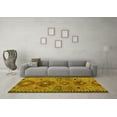 thumbnail image 3 of Ahgly Company Indoor Rectangle Persian Yellow Traditional Area Rugs, 2' x 4', 3 of 4