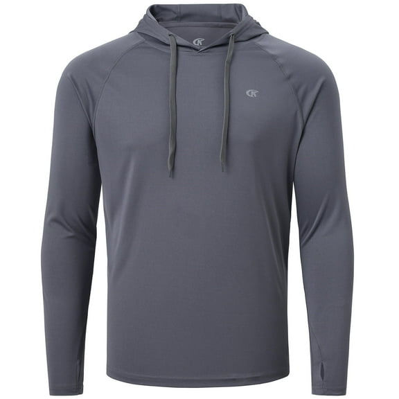 YuKaiChen Men's Sun Shirts UPF 50 Protection Hoodie Rash Guard Shirt SPF UV Shirt Long Sleeve Fishing Outdoor Lightweight