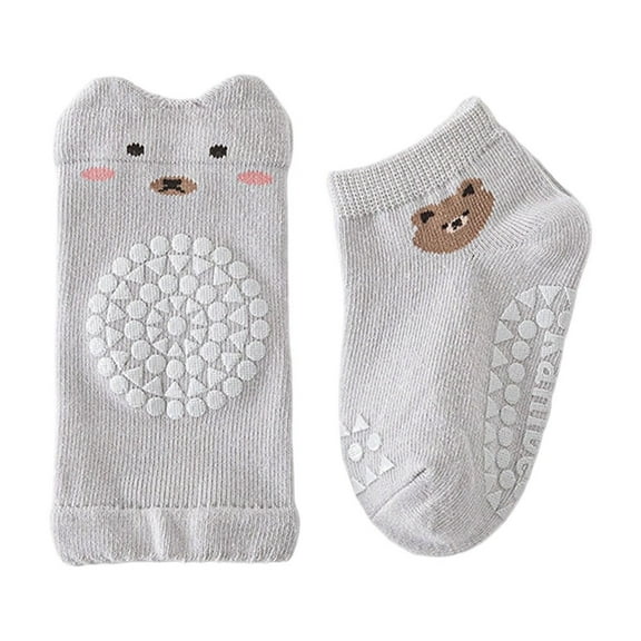 MEZZALL Baby Knee Pads Non- Socks For Crawling Learning To Walk Soft Breathable Toddler Socks Sets Knee Protectors For Girls Boys Comfort Dailywear