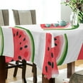 thumbnail image 5 of Yayeee Tablecloths 60" x 120" Rectangle Wrinkle Resistant Party Table Cover, White Watermelon, 5 of 8