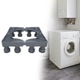 thumbnail image 6 of Adjustable Washing Machine Base Laundry Dryers Holder Washer Pedestal Fridge Undercarriage Stand Bracket for Washing Machine 8 Legs, 6 of 8