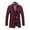 Wine, variant on Men's Winter Trench Coat Double Trench Coat Casual Slim Fit Overcoat Peacoat with Pockets, , Size XXL