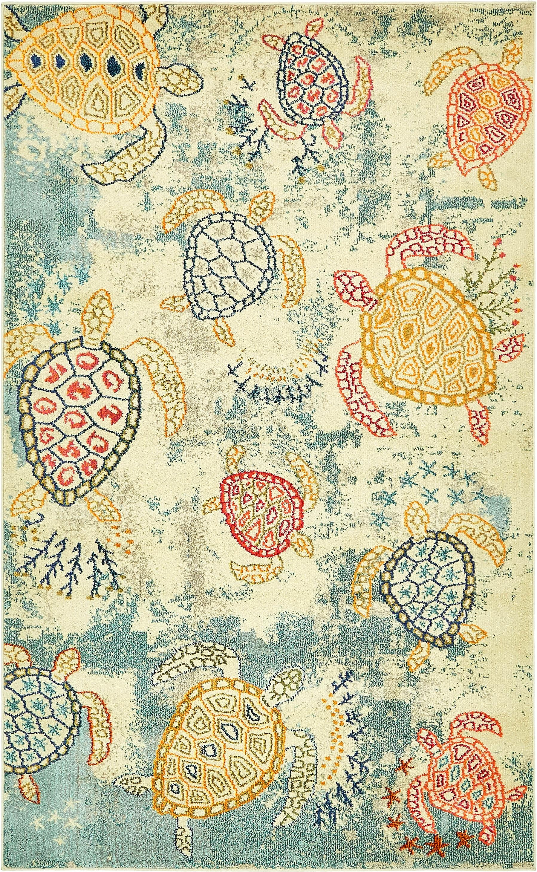 Unique Loom Treasure Positano Modern Animal Print Area Rug or Runner Images Unique Loom Treasure Positano Modern Animal Print Area Rug or Runner