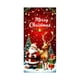 thumbnail image 2 of Christmas Door Curtain Santa Claus Polyester Fabric Decorative Cover for Holiday Party Wall and Door Hanging Festival Home Decor, 2 of 6