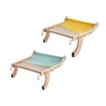 thumbnail image 1 of 2 Uds Gato Ventana Percha Salón Montaje Hamaca Asiento Ajustable Amarillo Y Azul Yuyangstore Percha para ventana de gato, 1 of 8
