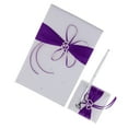 thumbnail image 1 of 3Pcs Set Crystal Guest Book Bolígrafo y portalápices Recepción , Púrpura, se describe Yotijar libro de visitas de la boda y conjunto de la pluma, 1 of 10