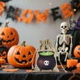 thumbnail image 4 of Halloween Drawstring Candy Bag Linen Burlap Pouch For Party Wrapping And Trick Or, 4 of 5