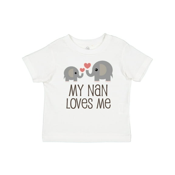 Inktastic My Nan Loves Me Grandchild Boys or Girls Baby T-Shirt