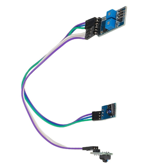 Module de Traçage à 2 Voies 3.3V-5V Capteur de Réflexion d'Évitement d'Obstacle de Détection de Ligne Blanche Noire pour Robot de Voiture Intelligent