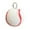 White, variant on Cute Little Tennis Plush Pendant Plush Ball Bag School Bag Pendant Decoration