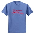 thumbnail image 2 of Wild Bobby, SRT Silhouette Street Racing Viper, Cars and Trucks, Men Graphic Tee, Vintage Heather Blue, 5X-Large, 2 of 4