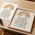 thumbnail image 3 of Nursery Wall Decor - Hold Him A Little Longer - Baby Boy Room Wall Art - Rainbow Boho Decor - Baby Shower Gift - Unframed Print 8"x10", 3 of 5