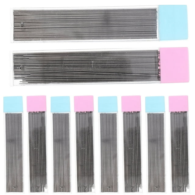 10 Boîtes de Recharges de Crayons Noyaux Recharges en Graphite Recharges pour Étudiants Recharges d'Écriture Recharges Automatiques de Plomb pour Crayons