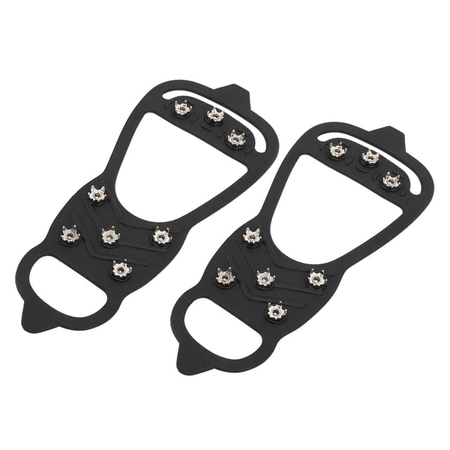 Tbest Snow Shoe Spikes, Good Anti‑slip Effect Multifunction 8‑Tooth Crampons For Mountaineering For Family For Hiking