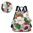 thumbnail image 5 of FORMRS Women's Travel Backpack Purse Anti-Theft Hidden Pockets Casual Shoulder Bag, Pink Raspberries, 5 of 7