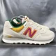 thumbnail image 3 of New Balance 574 Sneakers Men's 9D / Women's 10.5D Pink Cream ML574TS Casual Shoe, 3 of 6