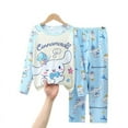 thumbnail image 2 of Pijamas para niños, conjunto de ropa para el hogar de manga larga para niñas de estilo coreano, ropa fina para aire acondicionado para bebés, ropa para niños de primavera y otoño, 2 of 2