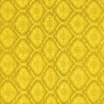 thumbnail image 1 of Ahgly Company Indoor Square Oriental Yellow Modern Area Rugs, 8' Square, 1 of 4