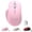 Pink, variant on Wireless Mouse, Low Noise Silent Mouse, Rechargeable Wireless Mouse Supporting Bluetooth 5.3 and 2.4GHz USB Connection,Works with Windows, Mac, Chrome OS, Laptops, Desktops and Tablets