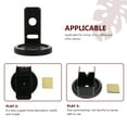 thumbnail image 2 of SHOWERORO 1 speaker mount speaker wall rack Black ABS for Echo, 2 of 8