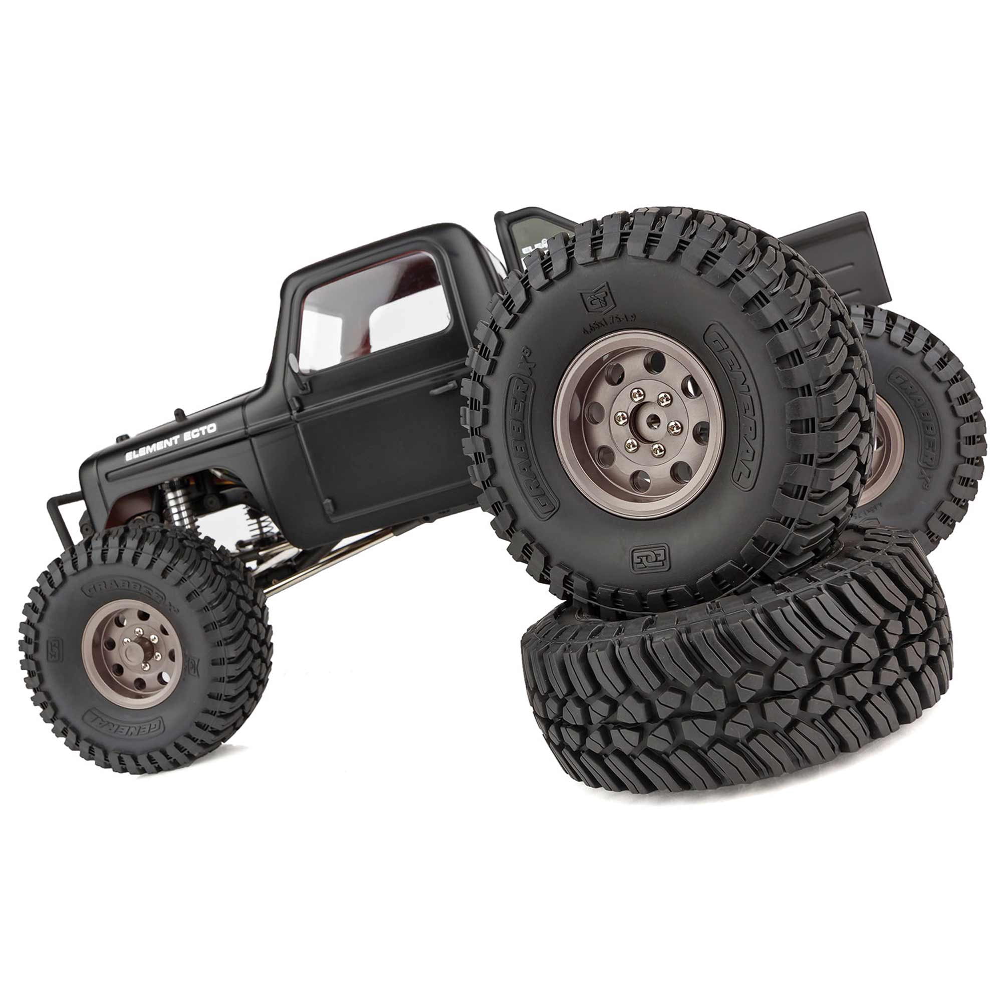 Element RC Enduro Ecto Black Trail Truck 4x4 RTR Rock Crawler w/2.4GHz Radio