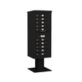 thumbnail image 2 of Salsbury Industries Pedestal Mounted 10 Units 11 Door Front Load 4C Horizontal Cluster Box Unit, 2 of 6