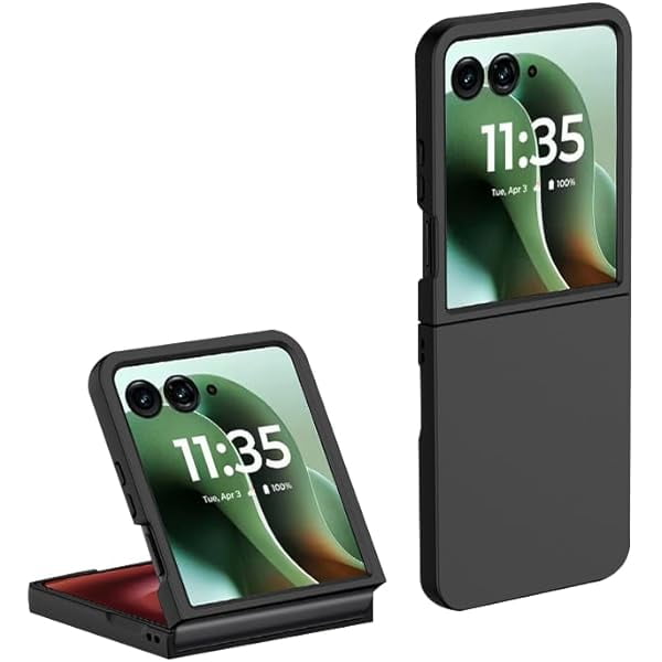 wonima11 Case for Motorola Moto razr 2025 Phone Case, Hard PC Back Shell, Shock Absorption and Anti-Scratch Case (Black)