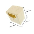 thumbnail image 2 of COSMOBETTY 4Ud Caja De Cría Para Pájaros Beige Con Material ABS Duradero Para Nido Y Incubación, 2 of 8