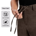 thumbnail image 4 of FEDTOSING Mens Casual Dress Pants Old Money 30"/32" Slim Fit Vintage Tapered Trousers, 4 of 7