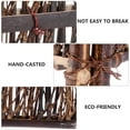thumbnail image 4 of Shisuyan Foldable Equal Sides Bamboo Fence Small Screen Garden Flower Fence Brown 1PC, 4 of 8