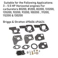 thumbnail image 3 of Kit de reparación de carburador, membrana y juntas para Briggs & Stratton de 3 a 5 HP, PS 135292, 135292, 135232, 135212, 495606, 494624, 695547, 697014, 697153, 697776, 698083, 3 of 5