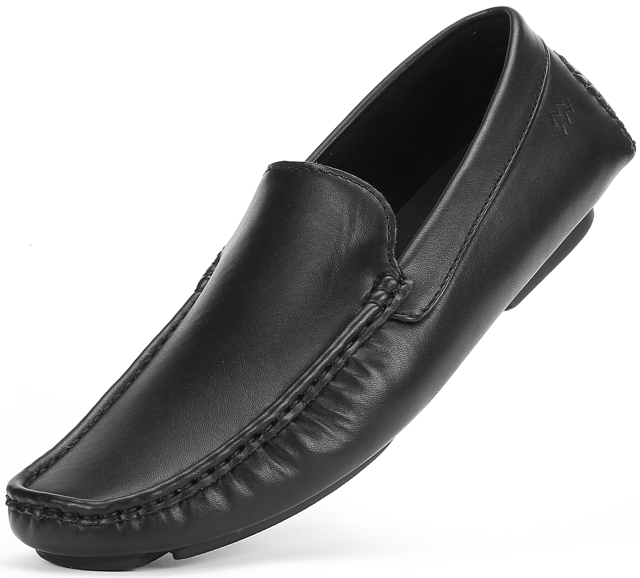Mio Marino Threaded Leather Loafers 
