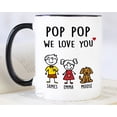 thumbnail image 1 of Pop Pop Gift For Pop Pop Mug, Personalized Pop Pop Birthday Gift Fathers Day Gift From Gra - As Picture - 15Oz, 1 of 4