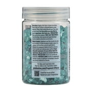 Plaid Fragment Effects Glass Chips, Turquoise, 6 oz