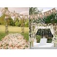 thumbnail image 4 of (TM Jute Burlap Just Married Bunting Banner Vintage Burlap Banner for Wedding Party Decor Gifts, 4 of 4