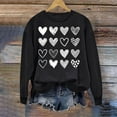 thumbnail image 4 of Njagoc3 Womens Round Neck Printed Sweatshirt Long Sleeve Tops Sweatshirt Hooded Sweatshirt, 4 of 6