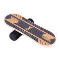 thumbnail image 2 of S SERENABLE Balance Board Coordination Rocker Board for Skateboarding Yoga Snowboarding Yellow B, 2 of 9